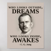 Carl Jung Inspirerend Quote Poster (Voorkant)