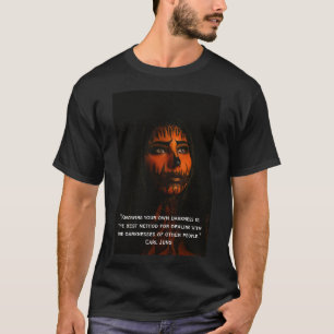 Carl Jung over Darkness in One's Self T-shirt