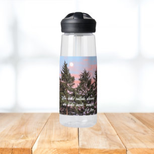 Carl Jung Quote Rising Moon Sunset Waterfles