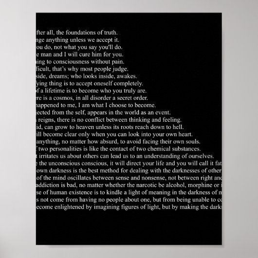 Carl Jung Quotes Poster (Voorkant)