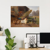 Carl Jutz  De hond in de vuilnisbelt Poster (Thuiskantoor)