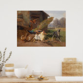 Carl Jutz  De hond in de vuilnisbelt Poster (Keuken)