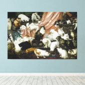 Carl Kahler - De geliefden van mijn vrouw Canvas Afdruk (Insitu (Houten vloer))