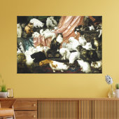 Carl Kahler - De geliefden van mijn vrouw Canvas Afdruk (Insitu (Woonkamer))