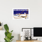  Carl Kunst Bilgeri Ski Equipment Poster (Thuiskantoor)