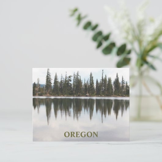 Carl Lake Oregon Briefkaart (Staand voorkant)