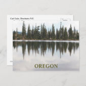 Carl Lake Oregon Briefkaart (Voorkant / Achterkant)