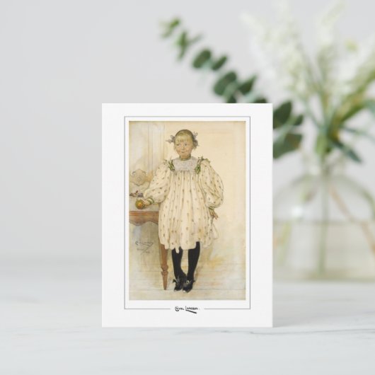 Carl Larsson #107 - Fine Art Briefkaart (Staand voorkant)