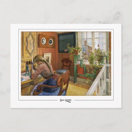 Carl Larsson #10 - Fine Art Briefkaart (Voorkant)