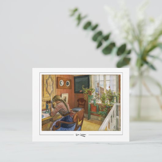 Carl Larsson #10 - Kunstkaart Briefkaart (Staand voorkant)
