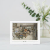 Carl Larsson #125 - Fine Art Briefkaart (Staand voorkant)