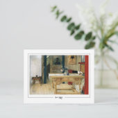 Carl Larsson #155 - Fine Art Briefkaart (Staand voorkant)