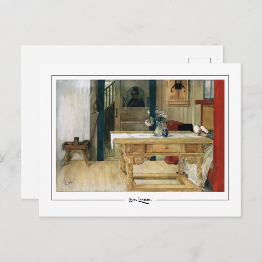 Carl Larsson #155 - Fine Art Briefkaart (Voorkant / Achterkant)