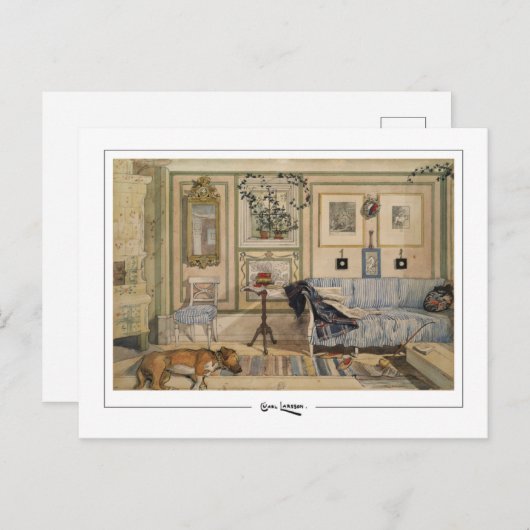 Carl Larsson #160 - Fine Art Briefkaart (Voorkant / Achterkant)