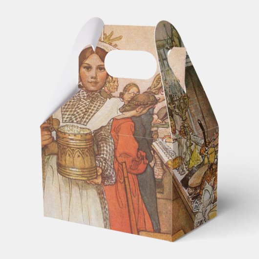 Carl Larsson 1904 voor de kerstmis Bedankdoosjes (Achterkant)