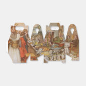 Carl Larsson 1904 voor de kerstmis Bedankdoosjes (Uitgevouwen)