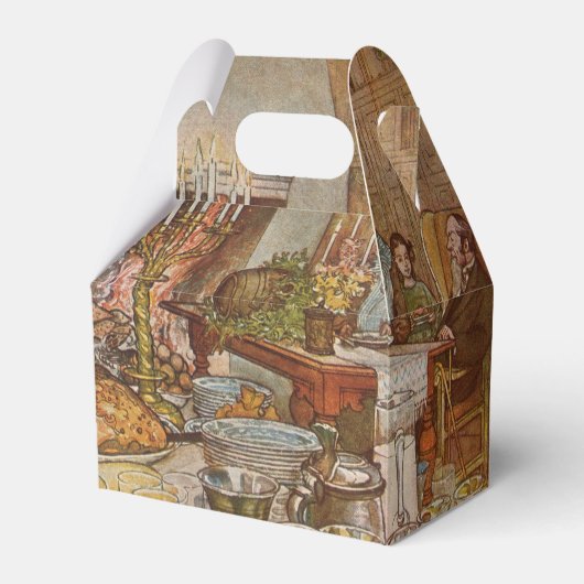 Carl Larsson 1904 voor de kerstmis Bedankdoosjes (Voorkant Zijde)