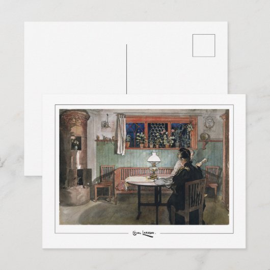 Carl Larsson #226 - Fine Art Briefkaart (Voorkant / Achterkant)