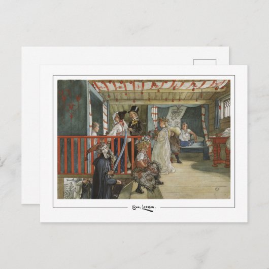 Carl Larsson #26 - Fine Art Briefkaart (Voorkant / Achterkant)