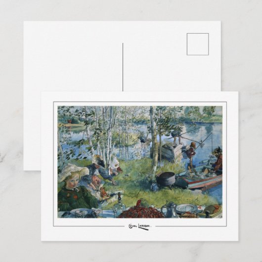 Carl Larsson #273 - Fine Art Briefkaart (Voorkant / Achterkant)