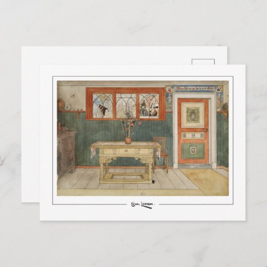 Carl Larsson #285 - Kunstmatig Briefkaart (Voorkant / Achterkant)