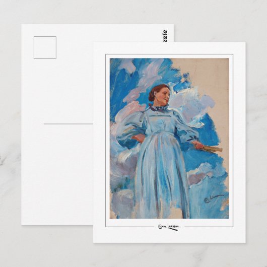 Carl Larsson #2 - Fine Art Briefkaart (Voorkant / Achterkant)