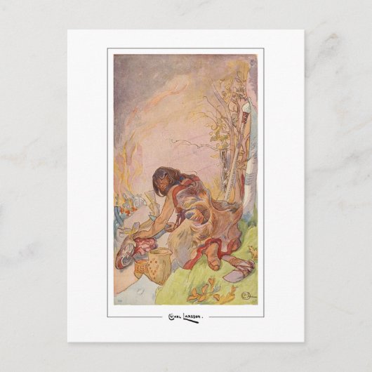 Carl Larsson #32 - Kunstkaart Briefkaart (Voorkant)