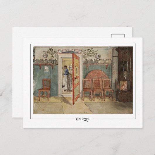 Carl Larsson #330 - Fine Art Briefkaart (Voorkant / Achterkant)