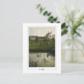 Carl Larsson #350 - Fine Art Briefkaart (Staand voorkant)