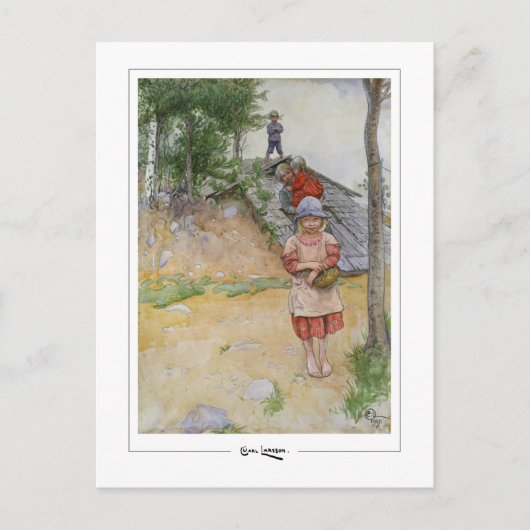Carl Larsson #352 - Fine Art Briefkaart (Voorkant)