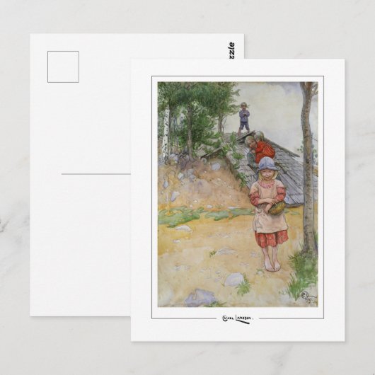 Carl Larsson #352 - Kunstkaart Briefkaart (Voorkant / Achterkant)