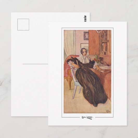 Carl Larsson #361 - Fine Art Briefkaart (Voorkant / Achterkant)