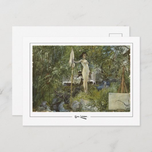 Carl Larsson #391 - Fine Art Briefkaart (Voorkant / Achterkant)