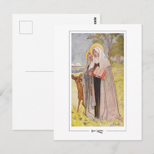 Carl Larsson #423 - Fine Art Briefkaart (Voorkant / Achterkant)