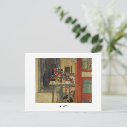 Carl Larsson #5 - Kunstkaart Briefkaart (Staand voorkant)