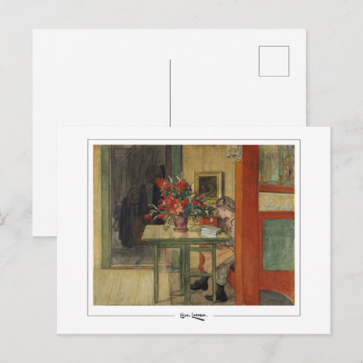 Carl Larsson #5 - Kunstkaart Briefkaart (Voorkant / Achterkant)