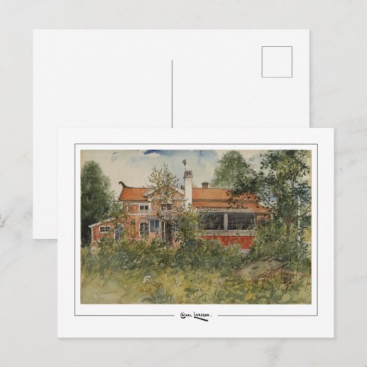 Carl Larsson #7 - Fine Art Briefkaart (Voorkant / Achterkant)