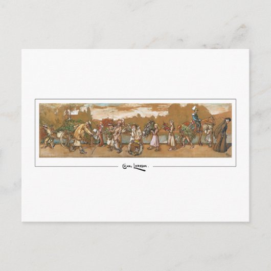 Carl Larsson #89 - Kunstkaart Briefkaart (Voorkant)