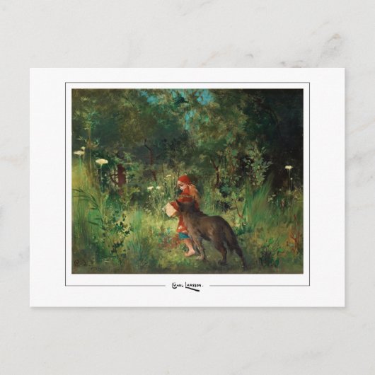 Carl Larsson #9 - Kunstpostkaart Briefkaart (Voorkant)