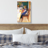 Carl Larsson A Late Riser's Miserable Breakfast Canvas Afdruk (Insitu (Slaapkamer))