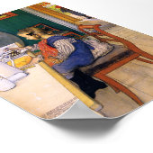 Carl Larsson A Late Riser's Miserable Breakfast Poster (Hoek)