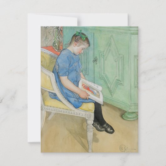 Carl Larsson - Anna-Johanna, Kaart (Voorkant)