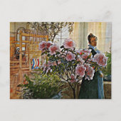 Carl Larsson art: Azalea Briefkaart (Voorkant)