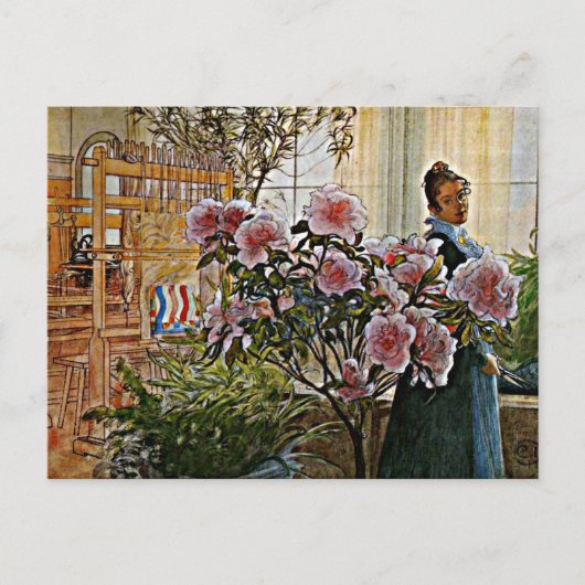 Carl Larsson art: Azalea Briefkaart (Voorkant)
