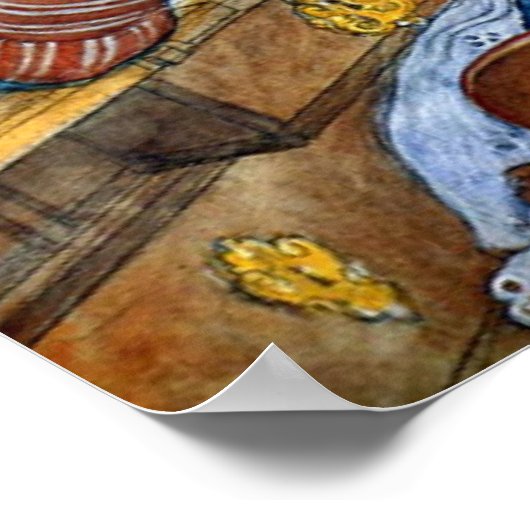 Carl Larsson art - Correspondentie Poster (Hoek)