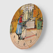 Carl Larsson art: De keuken Grote Klok (Hoek)