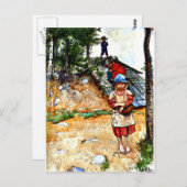 Carl Larsson art: Door de kelder Briefkaart (Voorkant / Achterkant)
