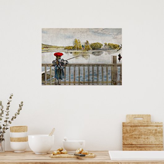 Carl Larsson art: Lisbeth Vist Poster (Keuken)
