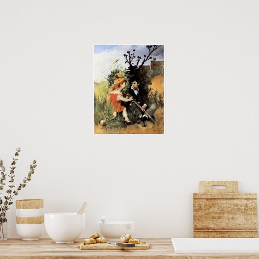 Carl Larsson artwork, Clair Obscur,  Poster (Keuken)