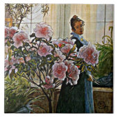 Carl Larsson - Azalea Tegeltje (Voorkant)